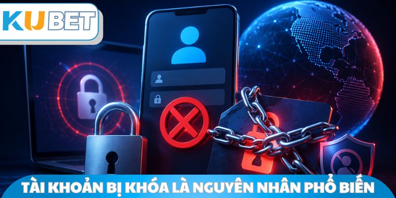 Tài khoản bị khóa là một nguyên nhân phổ biến